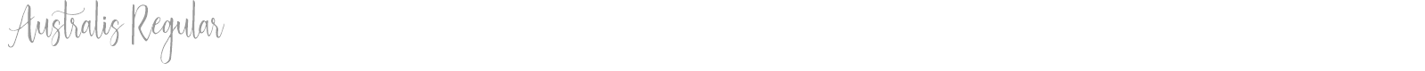 Australis font preview